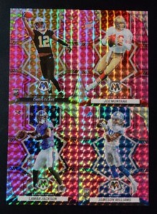 2022 Mosaic Football CAMO PINK PRIZMS 251-400 with Rookies You Pick the Card