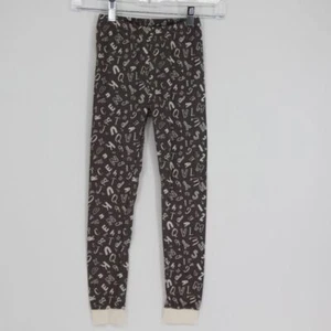 Burt's Bees Kids ABC Letter Organic Cotton Pajama Bottom Pants Size 7 Gray Comfy - Picture 1 of 13