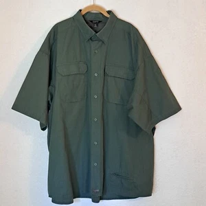 Blackhawk Tactical Shirt Men's 3XL Ripstop Vented Short Sleeve Button Up Green - Picture 1 of 10