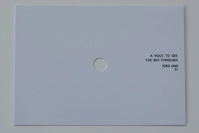 YOKO ONO : "Blick", 1971  Kunst-Postkarte - Bild 1 von 4