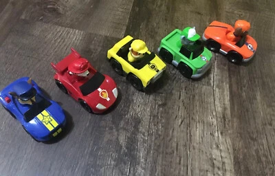 Paw Patrol Paw Racers Pack Lot Of 5- Vehicles Roadster HTF Rare EUC Rocky  Zuma - Image 1 of 4