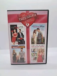 Date Night 4 DVD Collection Ugly Truth Backup Plan Bounty Hunter How Do You Know - Picture 1 of 4