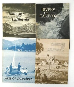 Vintage California Promotional Brochures Rivers Lakes Missions PG&E - Picture 1 of 7