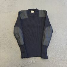 UK England Military Jersey Sweater Size 38 (2) Blue Wool