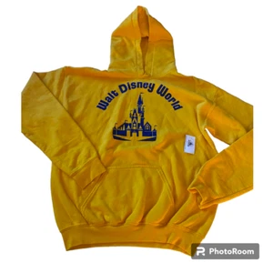 Disney Neu mit Etikett Erwachsene 50. Jubiläum Vault Kollektion gelb Kapuzenpullover XS - Bild 1 von 6