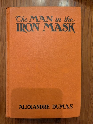 The Man in the Iron Mask by Alexandre Dumas (Hardcover) Vintage Foto 1 de 2