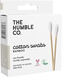 - Organic Cotton Swabs - 100% Biodegradable - Bamboo Handle - Ear Cleaning, Make - Picture 1 of 12