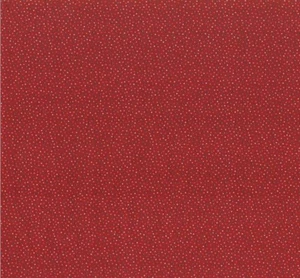 Mohnblumen Baumwolle - Country Konfetti - gesprenkelte Henne - rot - Bild 1 von 2