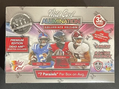 2021 Wild Card Alumination Football Collegiate Factory Sealed Mega Box!! - Image 1 of 4