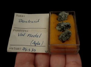 DANBURITE crystals - old collection Switzerland ALPS Grisons - Val Medel /pm156 - Picture 1 of 21