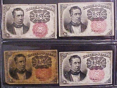 (4) 5th Issue 10 Cent Fractional Notes - Image 1 of 2