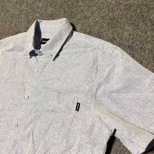 Molokai Surf Co Men's Gray Short Sleeve Button-Up Shirt Size L - Picture 1 of 6