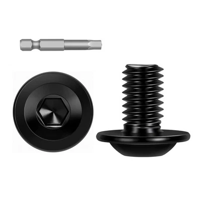 M5-0.8 x 12mm Flanged Socket Cap Bolts Screws, Button Head Machine Screws, Sc... - Image 1 of 4