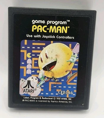 Pac-Man (Atari 2600, 1981) CX2646 Rare Retro Mint 2600+ 7800+ Retron 77 Tested  - Image 1 of 4