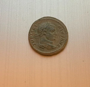 Licinio I (308-324) AE Follis VOT Corona del Éxito Ticino Antigua Moneda Romana - Imagen 1 de 2