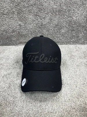 Sombreros de golf Titleist para hombres jugadores rendimiento marcador de pelota gorra negra con correa Foto 1 de 4