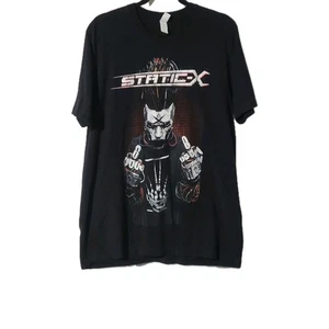 Static X Graphic Concert Tee Size XL Tultex 100% Cotton - Picture 1 of 6