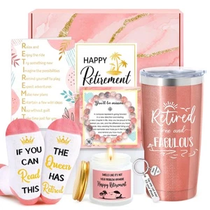 Retirement Gift for Woman 2025 Retired Gifts for Women Happy Cool Retirement ... - Picture 1 of 8