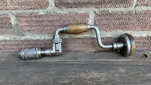 Vintage Rare Stanley No 73 Ratchet 5” Sweep Hand Brace Hand Drill Auger Old Tool - Picture 1 of 15