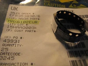 MAX6102 l. COST MICROPOWER, LOW DROPOUT, HIGH OUTPUT CURRENT VOLTAGE REF. 1PC - Imagen 1 de 1