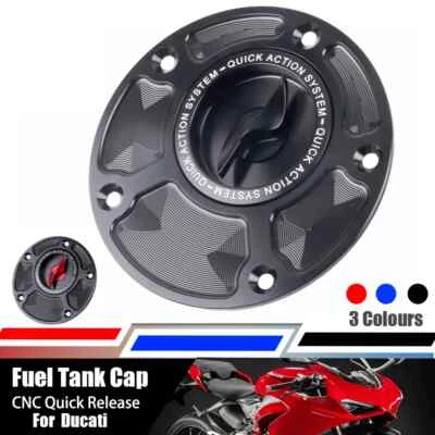 For DUCATI MONSTER 600 950 821 1200 1200S 620 695 797 900 S2R Fuel Gas Tank Cap - Image 1 of 4