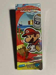 Nintendo Paper Mario promo Wii U color splash 4 crayons mini set - Picture 1 of 4