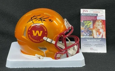 Khaleke Hudson Signed Washington Football Team Mini Helmet JSA COA Commanders - Image 1 of 4