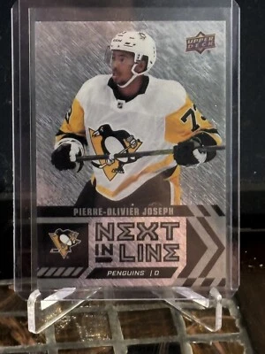 2020-21 Upper Deck Overtime Next In Line Pierre-Olivier Joseph Penguins #NL-13 - Image 1 of 2