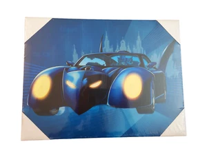 Batman Westland Giftware beleuchtete Leinwand Wandkunst, Batmobil, 12 x 16 - Bild 1 von 3