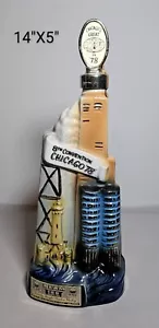 Vintage Jim Beam 8th Convention Chicago '78 leere Whisky Dekanter Dekor Sammlerstück - Bild 1 von 5