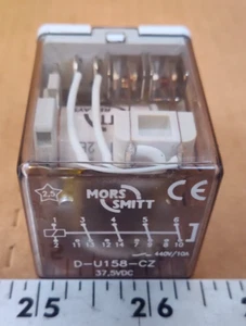 Mors Smitt D-Series Relay; 440V/10A  37.5V; PN-D-U158-CZ - Picture 1 of 6
