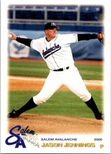 2000 Grandstand Salem Avalanche  Minor League Baseball Jason Jennings 