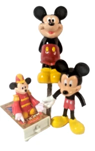 Vintage Walt Disney Mickey Mouse Figures 1990's Toys Lot Of 3 - Picture 1 of 23