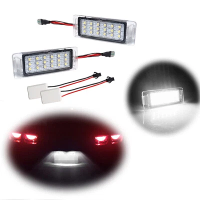 2x Error Free White LED License Plate Light For GMC Terrain Cadillac CTS XTS SRX - Image 1 of 4