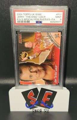 Jerry Lawler - 2004 Topps UK WWE Raw Smackdown Apocalypse Card S16 - PSA 9 Pop 1 - Image 1 of 4