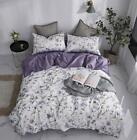 3D Purple Flower ZHUB1423 Bed Pillowcases Quilt Duvet Cover Queen King Zoe