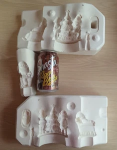 Scioto S752.. Xmas Scene Music Box Slip Casting Ceramic Mold Christmas Tree 1377 - Picture 1 of 2