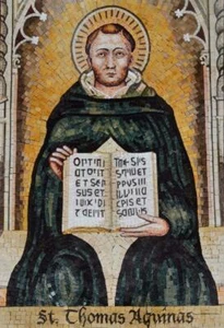 PÓSTER BRILLANTE SANTO THOMAS AQUINAS FOTO IMPRESO San italiano católico 3228 - Imagen 1 de 1