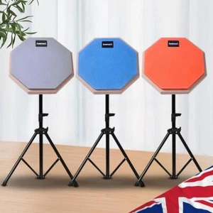 8 Zoll Snare Drum Practice Pad stoßdämpfend Übung Training Drum Pad - Bild 1 von 20