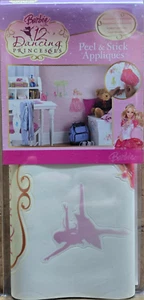 Pegatinas de pared Barbie 12 princesas bailarinas pelar y pegar apliques decoración niña - Imagen 1 de 5