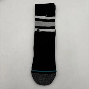 NWOT Stance Boys Boyd ST Crew Socks Black Size L - Picture 1 of 2