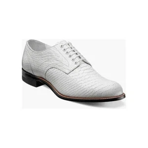 00055, Stacy Adams Leather Shoes Anaconda Print Lace Up All Colors - Picture 1 of 82