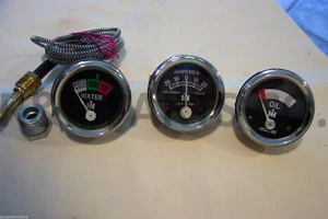Gauge Set for 1947 - 1954 Farmall C, Super C Amp Oil Temperature Arrow Dial Type - Picture 1 of 7