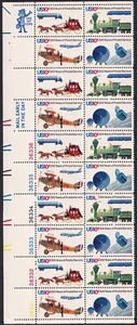 Scott #1575a Postal Service Bicentennial Plate Block of 20 Stamps - MNH - Picture 1 of 1