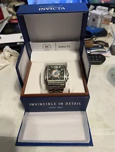 Invicta NFL Miami DOLPHINS 1.47 K Diamond Men's Watch w Mother-of-pearl Dial NEW - Picture 1 of 12