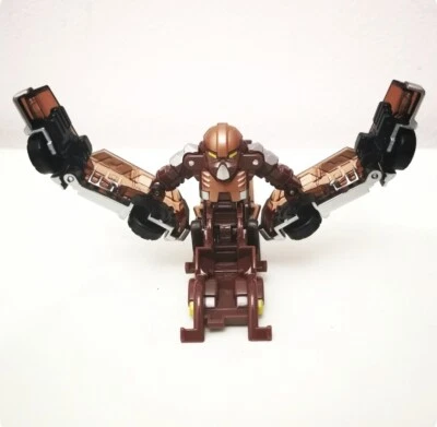 Mattel Turning Mecard Prince Kong Brown Transforming Robot Toy Car Figure  - Image 1 of 4