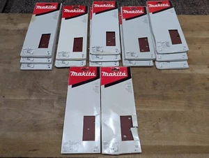 Makita Schleifpap. 115x280mm gelocht zum klemmen K40- K240  12er Set a 10 Blatt - Bild 1 von 5