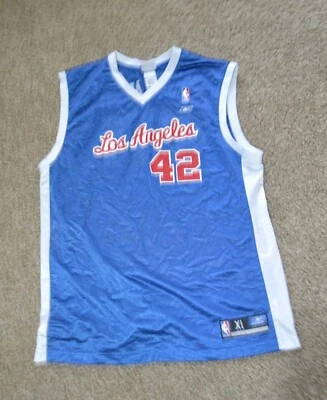 CAMISETA REEBOK LA CLIPPERS MARCA ELTON #42 talla XL AZUL LOS ANGELES NBA Foto 1 de 4