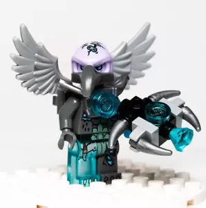 LEGO® Chima Minifigure - Vornon, Armatura Argento Piatto (loc112) Avvoltoio Ghiaccio Chi - Foto 1 di 7