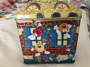 Vintage M&M Christmas Village Series Toy Shop canister 1996 - Picture 1 of 7